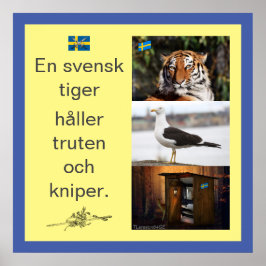 Affisch — En svensk tiger ポスター