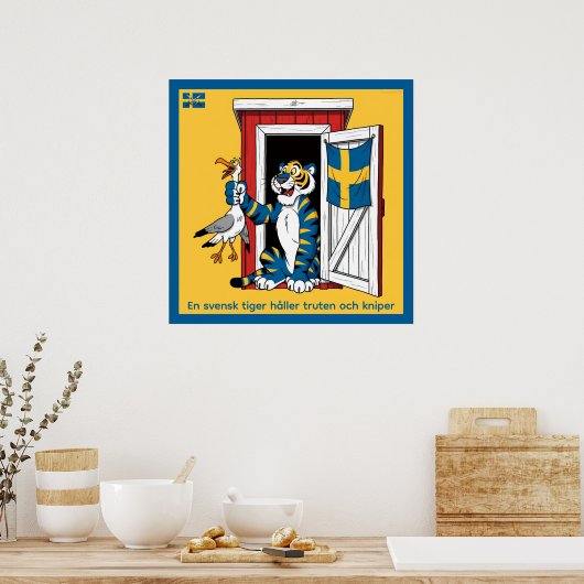 Affisch — Svensk tiger ポスター (キッチン)