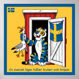 Affisch — Svensk tiger ポスター