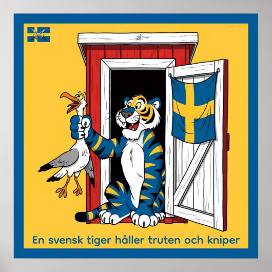 Affisch — Svensk tiger ポスター (正面)