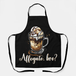 Affogato, bro?, イタリアン Coffee Sweet料理 エプロン