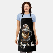 Affogato, bro?, イタリアン Coffee Sweet料理 エプロン (着用した状態)