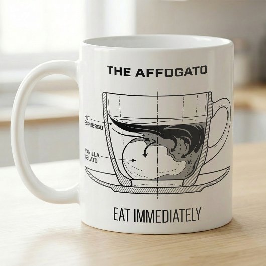 Affogato Coffee Dessert Recipe Eat Immediately コーヒーマグカップ