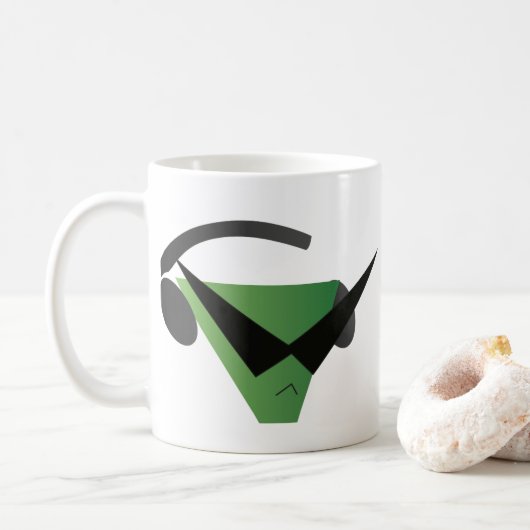 AffordaBuds著ReeZenのクラシック11ozの陶磁器のマグ コーヒーマグカップ (ドーナツ)