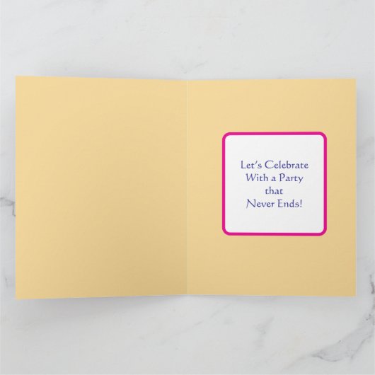 AFGHAN HOUND カード (内部)