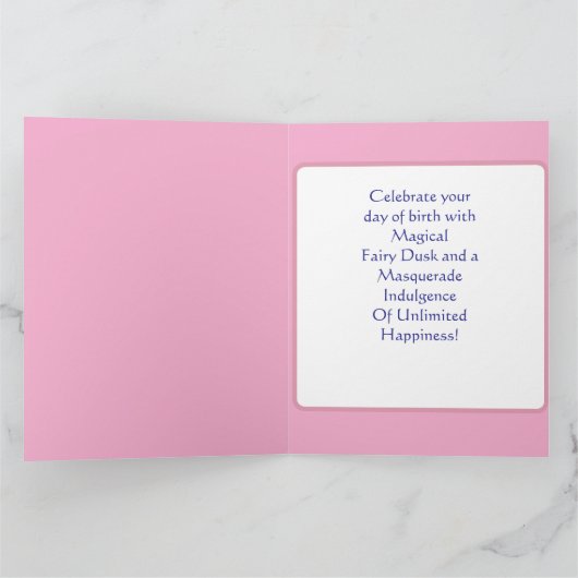 AFGHAN HOUND カード (内部)