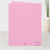 AFGHAN HOUND カード (裏面)