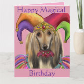 AFGHAN HOUND カード (正面)