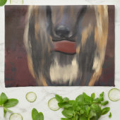 AFGHAN HOUND キッチンタオル (折り畳み)