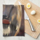 AFGHAN HOUND キッチンタオル (四つ折り)