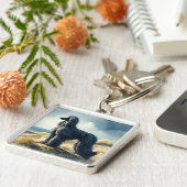 Afghan Hound キーホルダー (側面)