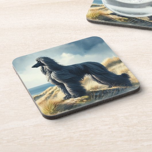 Afghan Hound コースター (左側)