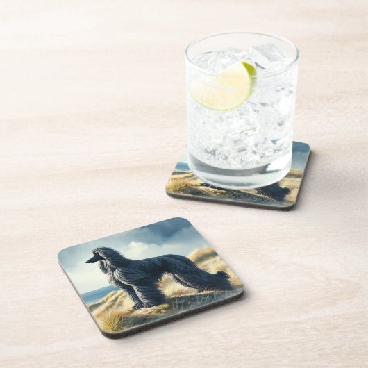 Afghan Hound コースター (右側)