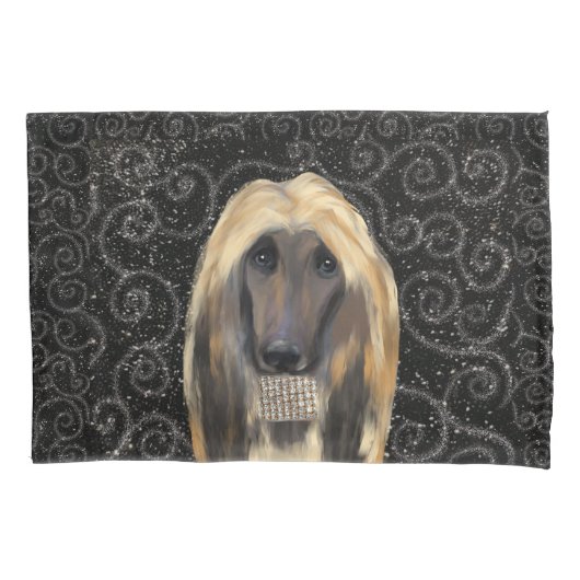 AFGHAN HOUND  枕カバー (正面)