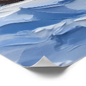 Afghan Hound Christmas Boat Holiday ポスター (角)