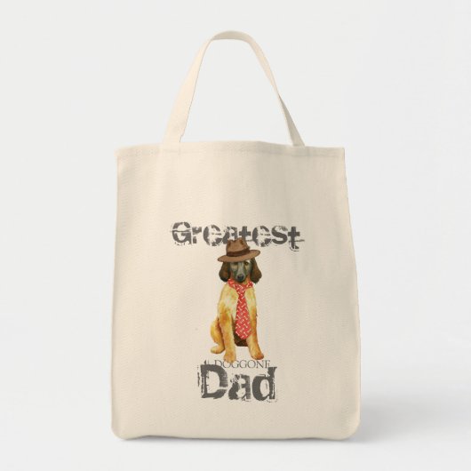 Afghan Hound Dad トートバッグ (正面)