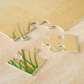 Afghan Hound Dog on Beach ジグソーパズル (側面)