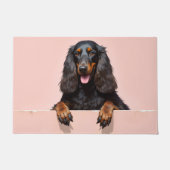 Afghan Hound Doormat Art ドアマット (正面)