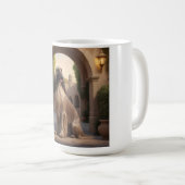 Afghan Hound Elegant Breed Coffee Mug コーヒーマグカップ (正面右)