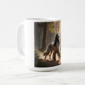 Afghan Hound Elegant Breed Coffee Mug コーヒーマグカップ (正面左)