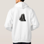 Afghan Hound Elegant Hoodie パーカ (裏面)