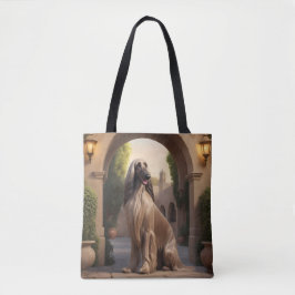 Afghan Hound Elegant Tote Bag トートバッグ
