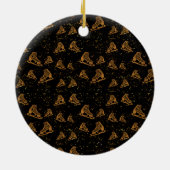 AFGHAN HOUND GOLD  セラミックオーナメント (裏面)