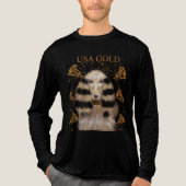 AFGHAN HOUND GOLD  トライブレンドＴシャツ (正面)