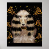 AFGHAN HOUND GOLD  ポスター (正面)