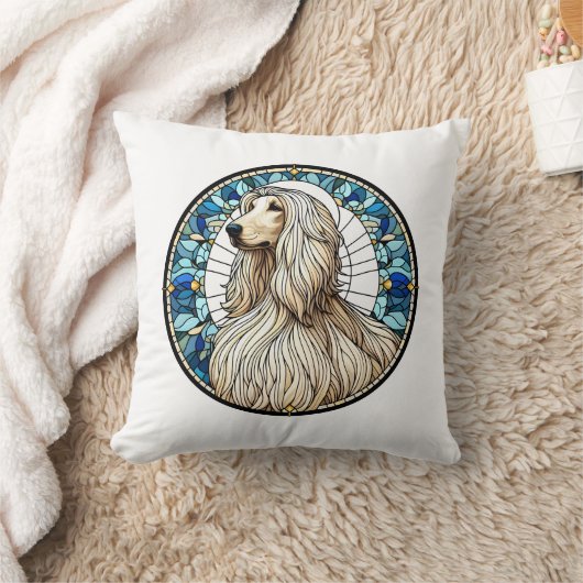 Afghan Hound pillow クッション (ブランケット)