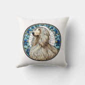 Afghan Hound pillow クッション (裏面)