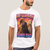 Afghan Hound Tシャツ (正面)