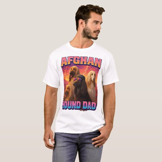 Afghan Hound Tシャツ (正面フル)