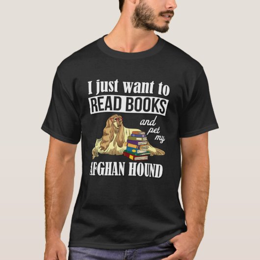 Afghan Hound Tシャツ (正面)