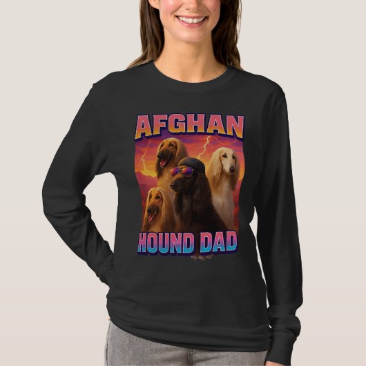 Afghan Hound Tシャツ (正面)