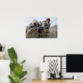 Afghan Military Soldier Cool Warriors ポスター (ホームオフィス)