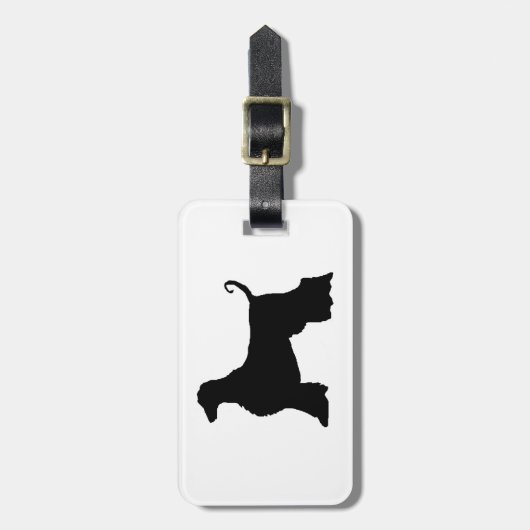 AfghanHound ラゲッジタグ (正面縦)