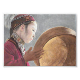 Afghani Girl フォトプリント