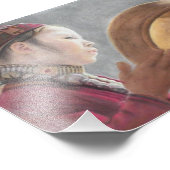 Afghani Girl フォトプリント (角)