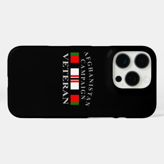 Afghanistan Campaign Veteran Case-Mate iPhoneケース (裏面 (横))