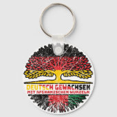 Afghanistan Deutsch Deutschland Baum キーホルダー (裏面)