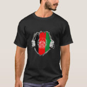 Afghanistan flag tシャツ (正面)