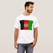Afghanistan Flag T-Shirt, Patriotic T-Shirts, Tシャツ (正面フル)