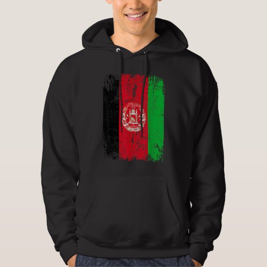 AFGHANISTAN Flag Women's Men's Children's Afghani パーカ (正面)
