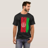 AFGHANISTAN Flag Women's Men's Children's Afghani Tシャツ (正面フル)
