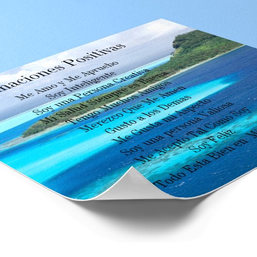 Afirmaciones Positivas ポスター (角)