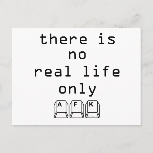 AFKのみ ポストカード (正面)