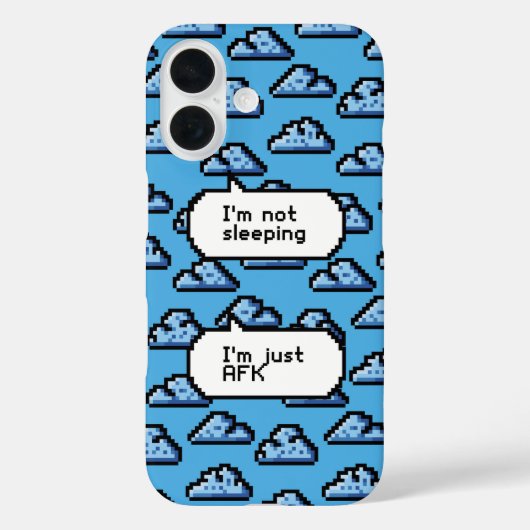 AFKクラウド – レトロピクセル電話 Case-Mate iPhoneケース (裏面)