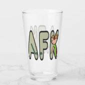 AFK(Away From Keyboard) タンブラーグラス (裏面)