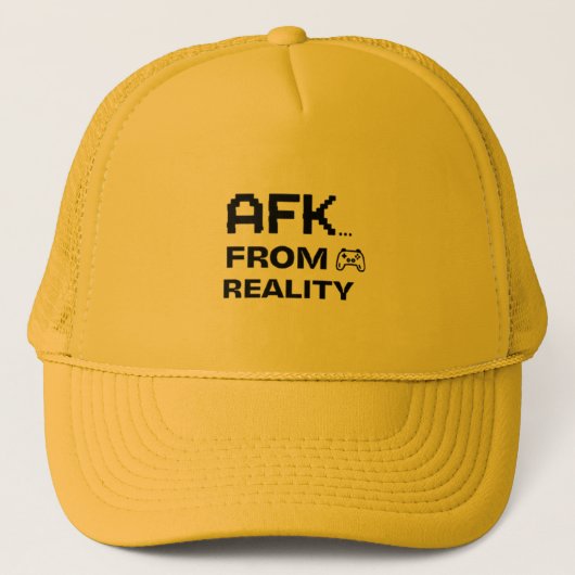 AFK from realiy cool and funny キャップ (正面)
